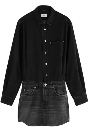 haikure Tamu Faded Denim Mini Dress - - S (UK8-10 / S)