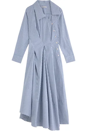 PALMER / HARDING Hold Close Cotton-poplin Midi Shirt Dress - - 8 (UK8 / S)