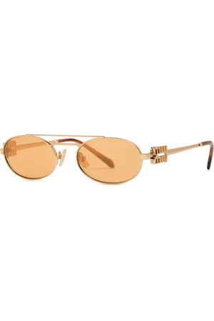 Miu Miu Oval-frame Sunglasses - - One Size