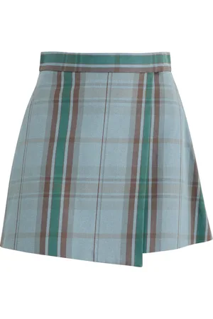 Vivienne Westwood Tartan-print Cotton-blend Mini Wrap Skirt - - 42 (UK10 / S)