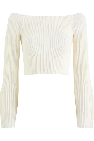 CLEA Oria Off-the-shoulder Cotton-blend top - - XS (UK6 / XS)