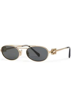 Miu Miu Oval-frame Sunglasses - - One Size