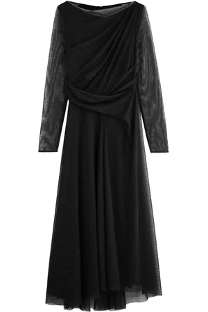 TALBOT RUNHOF Crystal-embellished Tulle Midi Dress - - 36 (UK10 / S)