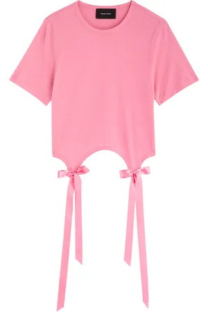 Simone Rocha Bow-embellished Jersey T-shirt - - L (UK14 / L)