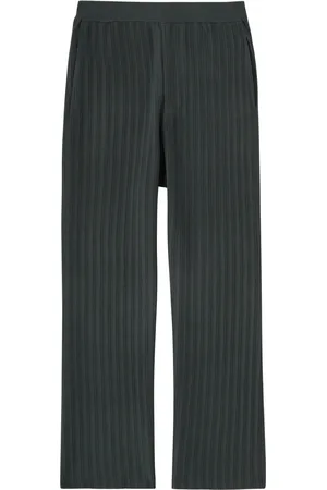 Emporio Armani Ribbed Cropped Knitted Trousers - - M