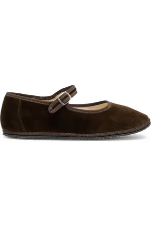 VIBI VENEZIA Velvet Mary Jane Flats - - 37 (IT37/ UK4)