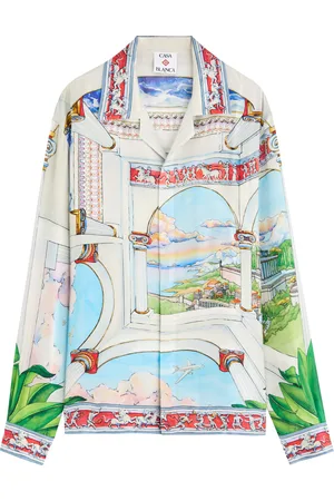 Casablanca Le Passage Printed Silk Shrt - - XL