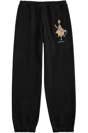Givenchy Logo Embroidered Cotton Sweatpants - - L