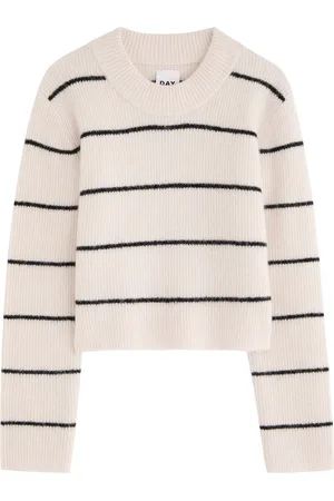 DAY Birger et Mikkelsen Gaby Striped Brushed-knit Jumper - - L (UK14 / L)