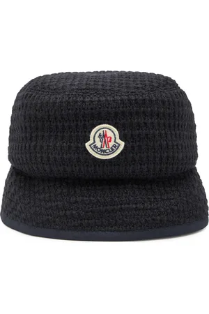 Moncler Logo Reversible Wool-blend Bucket hat - - One Size