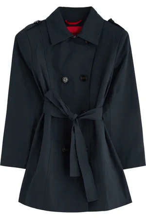 Max&Co. Kids Belted Cotton-blend Trench Coat