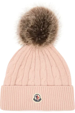 Moncler Pompom Cable-knit Wool-blend Beanie - - One Size