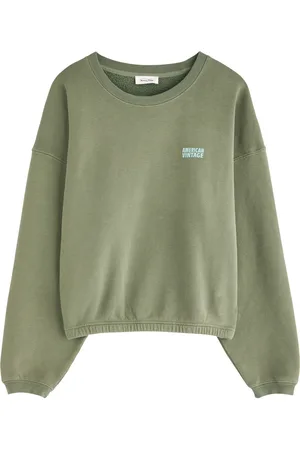 American Vintage Izubird Logo Stretch-cotton Sweatshirt - - L (UK14 / L)