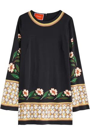 La DoubleJ Mini Supreme Swing Printed Mini Dress - - L (UK14 / L)