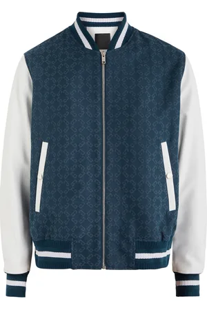 Givenchy Logo-jacquard and Leather Varsity Jacket - - 46 (IT46 / S)