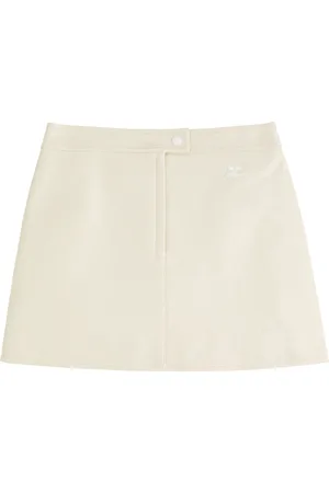 Courrèges Reedition Crinkled Vinyl Mini Skirt - - 36 (UK8 / S)