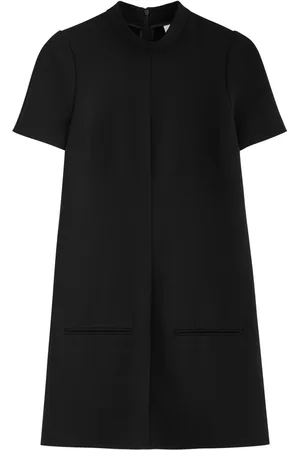 Courrèges Logo Crepe Mini Dress - - 38 (UK10 / S)