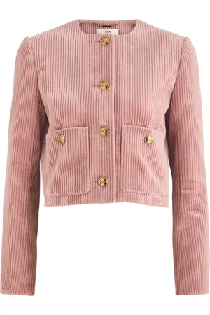 Chloé Cropped Corduroy Jacket - - 40 (UK12 / M)