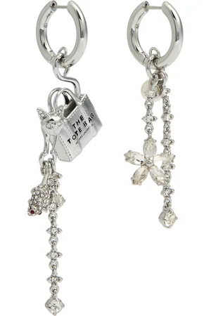 Marc Jacobs Cats Out Of The Bag -plated Hoop Earrings - One Size