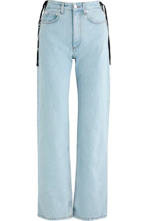 MUGLER Lace-up Straight-leg Jeans - - 28/29 (W29 / UK12 / M)