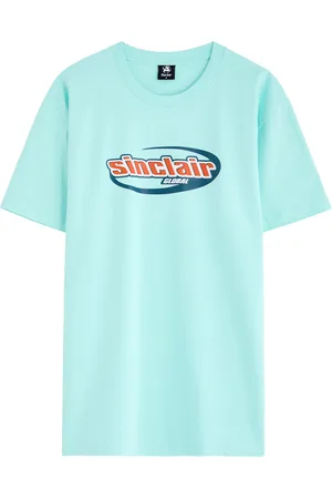 Sinclair Italics Logo-print Cotton T-shirt - - L