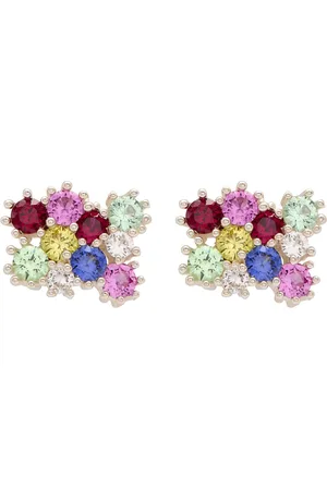 Bleue Burnham Wild Flower Sterling Stud Earrings - One Size