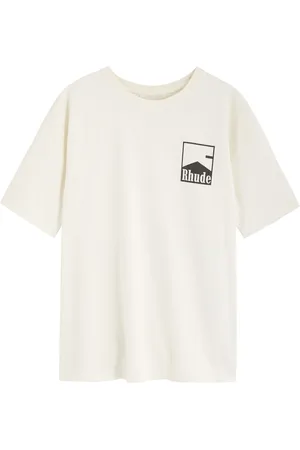 Rhude Chevron Logo-print Cotton T-shirt - - L