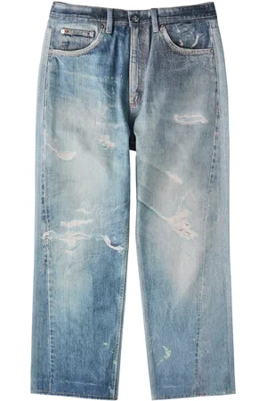 OUR LEGACY Third Cut Printed Straight-leg Jeans - - 33 (W33 / M)