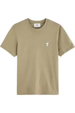 Ami Logo-embroidered Cotton T-shirt - - M
