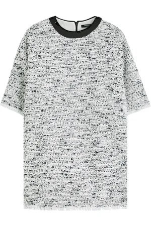 Balmain Sequin-embellished Bouclé Tweed T-shirt - - 40 (UK12 / M)