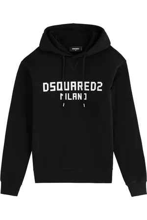 Dsquared2 Cool Fit Logo Hooded Cotton Sweatshirt - - M