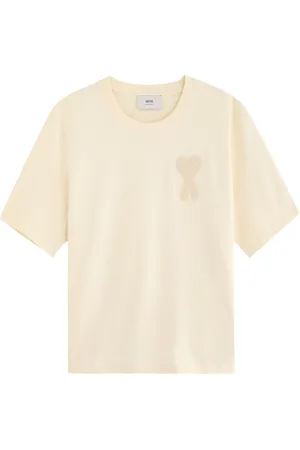 Ami Logo-appliqué Cotton T-shirt - - S