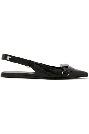 Courrèges Racer Vinyl Slingback Ballet Flats - - 36 (IT36 / UK3)