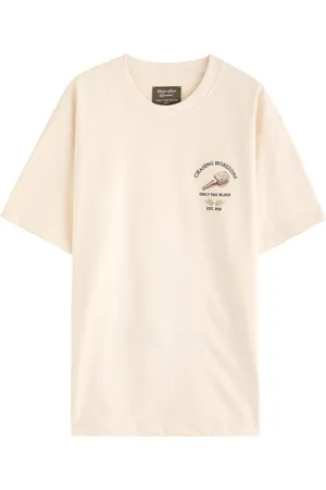 Only the Blind Chasing Horizons Printed Cotton T-shirt - - L