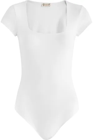 Free People Square Eyes Stretch-jersey Bodysuit - - XS (UK 4-6 / XS)