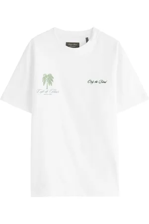 Only the Blind Café De Fleur Printed Cotton T-shirt - - M
