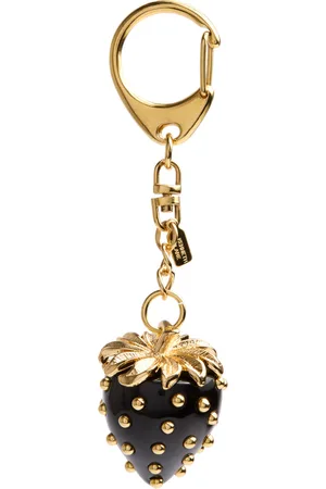 Kenneth Jay Lane Strawberry Enamelled bag Keyring - - One Size
