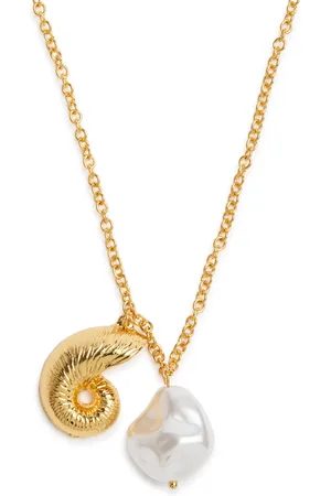 Kenneth Jay Lane Seashell Pearl-embellished Necklace - - One Size