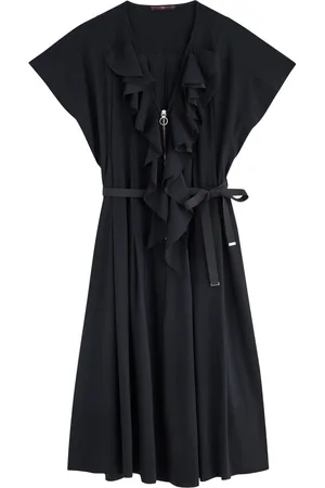 High Rejoice Ruffled Stretch-jersey Midi Dress - - 42 (UK10 / S)