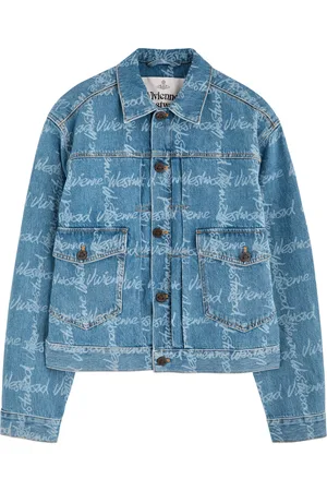 Vivienne Westwood Marlene Printed Denim Jacket - - L