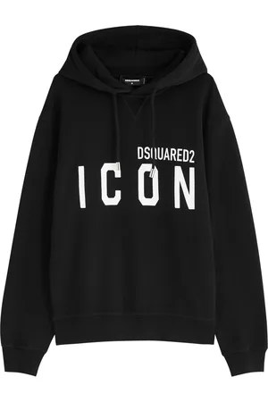 Dsquared2 Logo-print Hooded Cotton Sweatshirt - - M