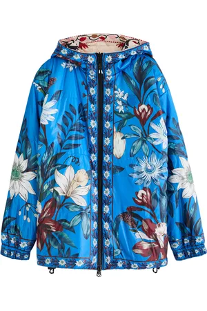 Farm Rio Printed Quilted Reversible Shell Jacket - - M (UK12 / M)