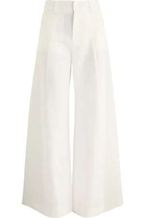 High Expert Wide-leg Twill Trousers - - 44 (UK12 / M)