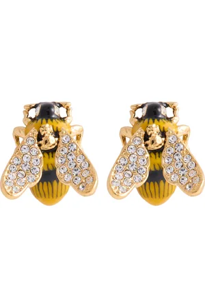 Vivienne Westwood Bumble Bee Embellished Stud Earrings - - One Size