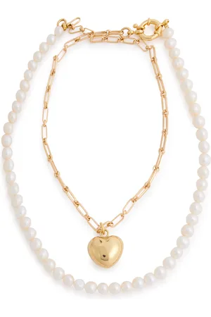 Timeless Pearly 24kt Gold-plated and Necklace - One Size