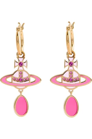 Vivienne Westwood Concetta Embellished orb Hoop Earrings - - One Size