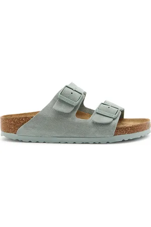 Birkenstock Arizona Suede Sliders - - 37 (IT37/ UK4)