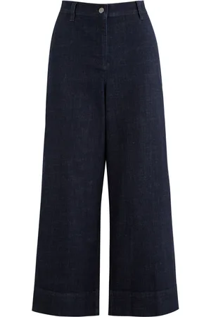 Eileen Fisher Cropped Wide-leg Jeans - - S (UK 10-12 / M)