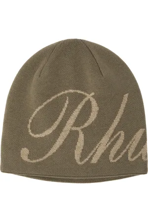 Rhude Logo-intarsia Wool-blend Beanie - - One Size