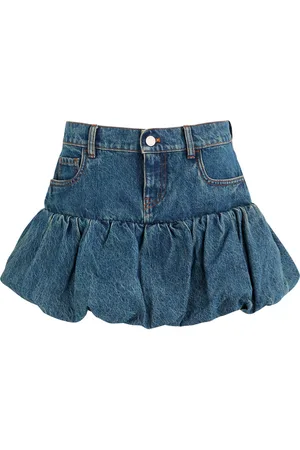 COPERNI Gathered Denim Mini Skirt - - 40 (UK12 / M)